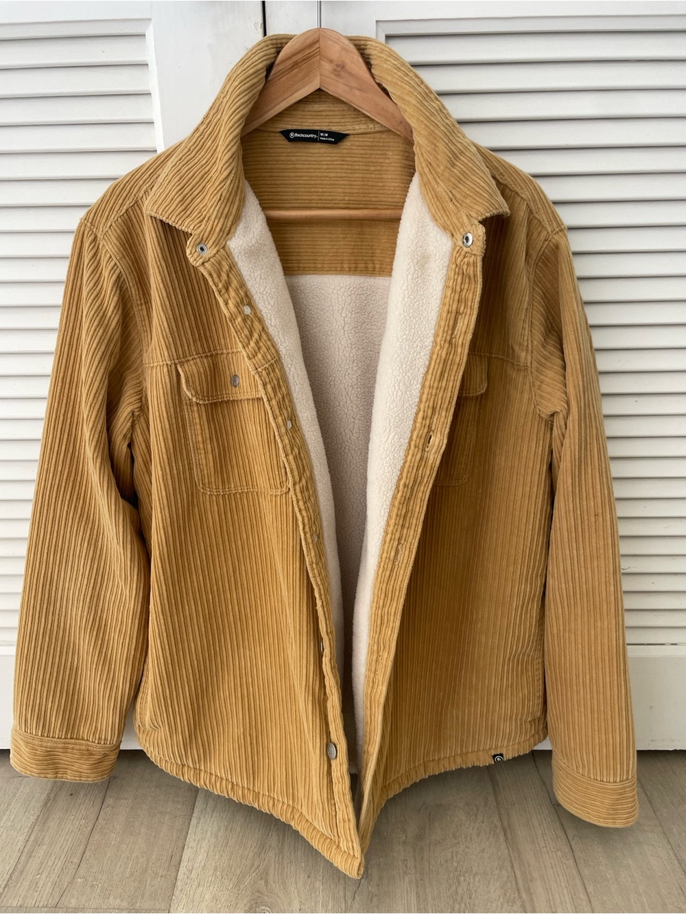 Mi Camel Corduroy Sherpa Jacket